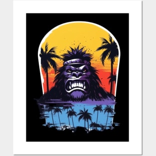 Crazy Cool Monkey Posters and Art